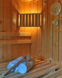 Sauna als Zubehör eines Immobilienkaufs